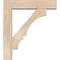 Ekena Millwork Balboa Block Smooth Bracket w/ Offset Brace, Douglas Fir, 7 1/2"W x 34"D x 38"H BKT0806X34X38BOA05SDF - alternate 2